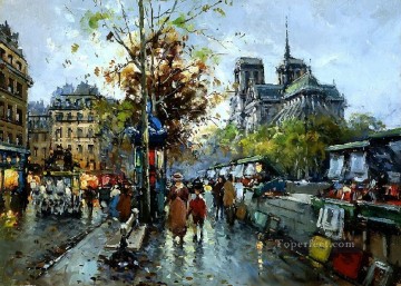 yxj050fD impressionism scenes Parisian Oil Paintings